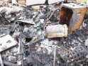 Wohnwagen ausgebrannt Koeln Muelheim Muelheimer Ring Piccoloministr P096